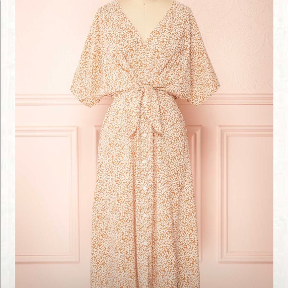 Irmy Floral Print Short Sleeve Midi Dress - Picture 4 of 6